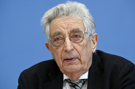 Bundespressekonferenz Kriegsverbrechen in der Ukraine in Berlin