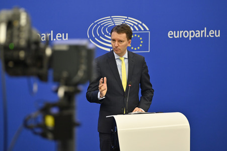 Pressekonferenz zum Assoziationsausschusses EU-Moldau im EU-Parlament in Straßburg