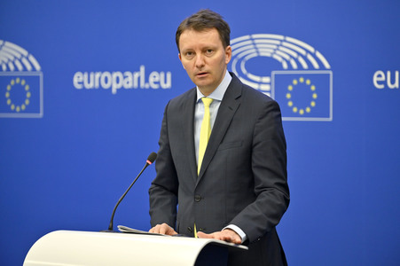 Pressekonferenz zum Assoziationsausschusses EU-Moldau im EU-Parlament in Straßburg