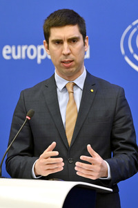 Pressekonferenz zum Assoziationsausschusses EU-Moldau im EU-Parlament in Straßburg