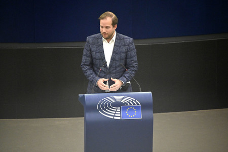 Plenartagung zu Polen und Ungarn im EU-Parlament in Straßburg