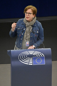 Plenartagung zu Polen und Ungarn im EU-Parlament in Straßburg