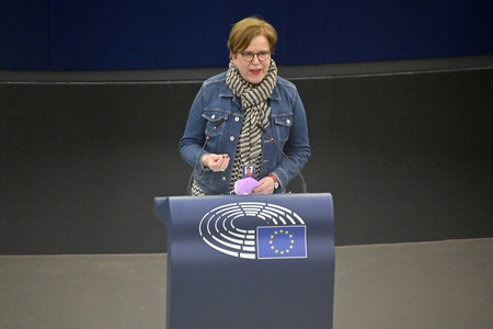 Plenartagung zu Polen und Ungarn im EU-Parlament in Straßburg