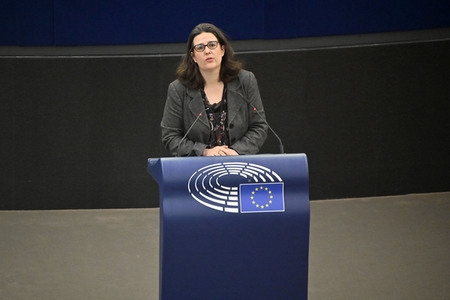 Plenartagung zu Polen und Ungarn im EU-Parlament in Straßburg