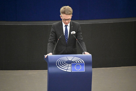 Plenartagung zu Polen und Ungarn im EU-Parlament in Straßburg