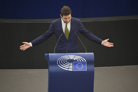 Plenartagung zu Polen und Ungarn im EU-Parlament in Straßburg