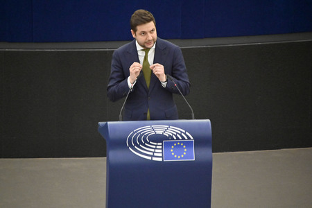 Plenartagung zu Polen und Ungarn im EU-Parlament in Straßburg