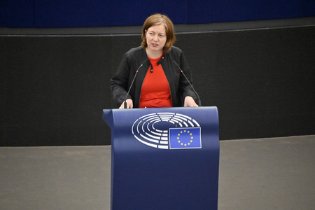 Plenartagung zu Polen und Ungarn im EU-Parlament in Straßburg