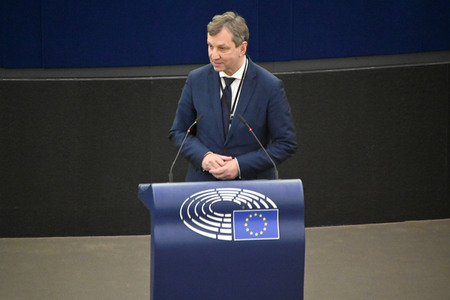 Plenartagung zu Polen und Ungarn im EU-Parlament in Straßburg