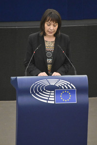 Plenartagung zu Polen und Ungarn im EU-Parlament in Straßburg