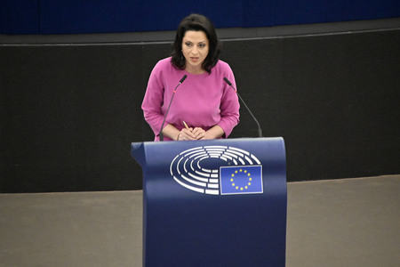 Plenartagung zu Polen und Ungarn im EU-Parlament in Straßburg