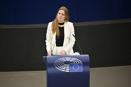 Plenartagung zu Polen und Ungarn im EU-Parlament in Straßburg