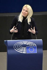 Plenartagung zu Polen und Ungarn im EU-Parlament in Straßburg