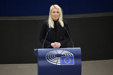 Plenartagung zu Polen und Ungarn im EU-Parlament in Straßburg