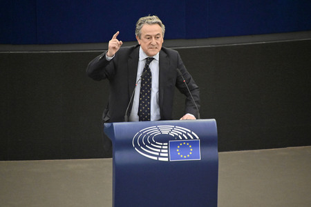 Plenartagung zu Polen und Ungarn im EU-Parlament in Straßburg