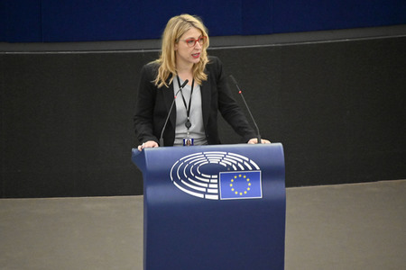 Plenartagung zu Polen und Ungarn im EU-Parlament in Straßburg