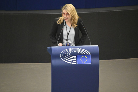 Plenartagung zu Polen und Ungarn im EU-Parlament in Straßburg