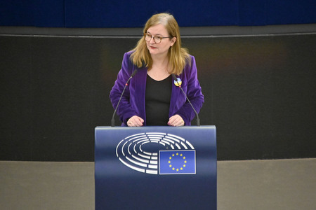 Plenartagung zu Gemeinsamkeiten des Putin-Regimes und rechtsextremer Bewegungen in Europa im EU-Parlament in Straßburg