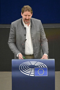 Plenartagung zu Gemeinsamkeiten des Putin-Regimes und rechtsextremer Bewegungen in Europa im EU-Parlament in Straßburg