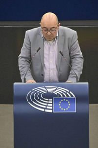 Plenartagung zu Gemeinsamkeiten des Putin-Regimes und rechtsextremer Bewegungen in Europa im EU-Parlament in Straßburg