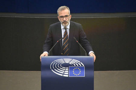 Plenartagung zu Gemeinsamkeiten des Putin-Regimes und rechtsextremer Bewegungen in Europa im EU-Parlament in Straßburg