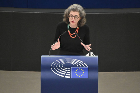 Plenartagung zu Gemeinsamkeiten des Putin-Regimes und rechtsextremer Bewegungen in Europa im EU-Parlament in Straßburg