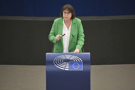 Plenartagung zu Gemeinsamkeiten des Putin-Regimes und rechtsextremer Bewegungen in Europa im EU-Parlament in Straßburg