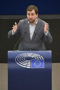 Plenartagung zu Gemeinsamkeiten des Putin-Regimes und rechtsextremer Bewegungen in Europa im EU-Parlament in Straßburg