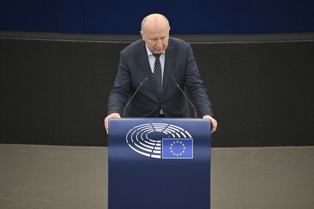 Plenartagung zu Gemeinsamkeiten des Putin-Regimes und rechtsextremer Bewegungen in Europa im EU-Parlament in Straßburg