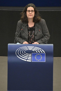 Plenartagung zu Gemeinsamkeiten des Putin-Regimes und rechtsextremer Bewegungen in Europa im EU-Parlament in Straßburg