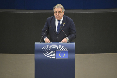 Plenartagung zu Gemeinsamkeiten des Putin-Regimes und rechtsextremer Bewegungen in Europa im EU-Parlament in Straßburg