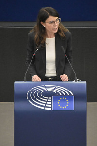 Plenartagung zu Gemeinsamkeiten des Putin-Regimes und rechtsextremer Bewegungen in Europa im EU-Parlament in Straßburg