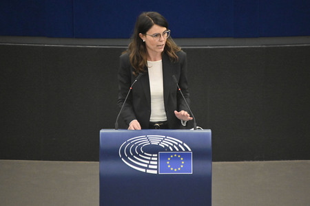 Plenartagung zu Gemeinsamkeiten des Putin-Regimes und rechtsextremer Bewegungen in Europa im EU-Parlament in Straßburg