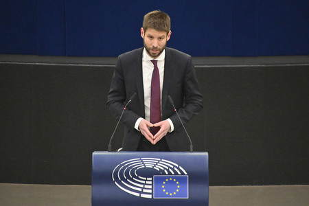 Plenartagung zu Gemeinsamkeiten des Putin-Regimes und rechtsextremer Bewegungen in Europa im EU-Parlament in Straßburg