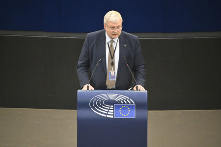 Plenartagung zu Gemeinsamkeiten des Putin-Regimes und rechtsextremer Bewegungen in Europa im EU-Parlament in Straßburg