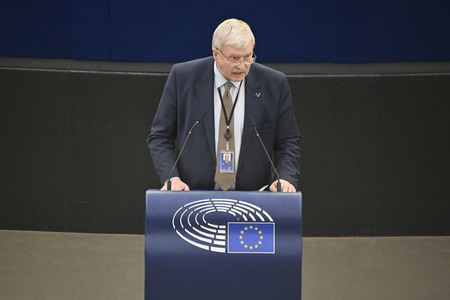 Plenartagung zu Gemeinsamkeiten des Putin-Regimes und rechtsextremer Bewegungen in Europa im EU-Parlament in Straßburg