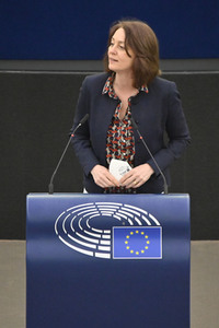 Plenartagung zu Gemeinsamkeiten des Putin-Regimes und rechtsextremer Bewegungen in Europa im EU-Parlament in Straßburg