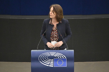 Plenartagung zu Gemeinsamkeiten des Putin-Regimes und rechtsextremer Bewegungen in Europa im EU-Parlament in Straßburg