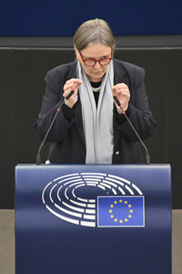 Plenartagung zu Gemeinsamkeiten des Putin-Regimes und rechtsextremer Bewegungen in Europa im EU-Parlament in Straßburg