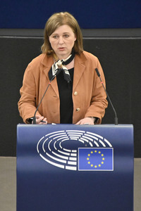 Plenartagung zu Gemeinsamkeiten des Putin-Regimes und rechtsextremer Bewegungen in Europa im EU-Parlament in Straßburg