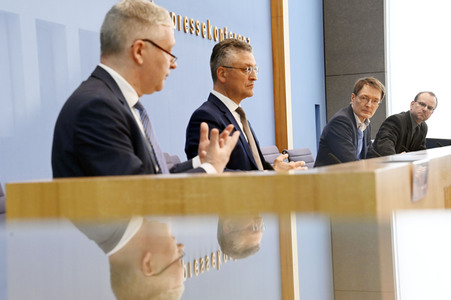 Bundespressekonferenz Aktuelle Corona-Lage in Berlin