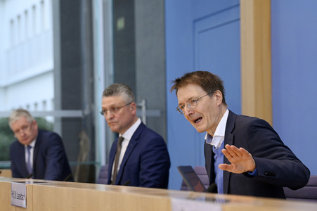 Bundespressekonferenz Aktuelle Corona-Lage in Berlin