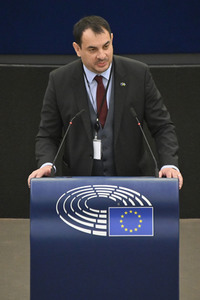 Debatte über Roma-Gemeinschaften im EU-Parlament in Straßburg