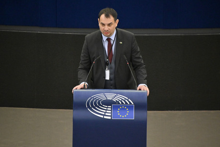 Debatte über Roma-Gemeinschaften im EU-Parlament in Straßburg