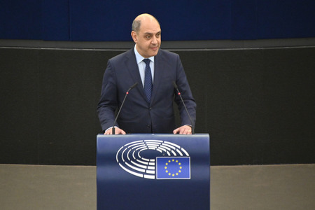 Debatte über Roma-Gemeinschaften im EU-Parlament in Straßburg