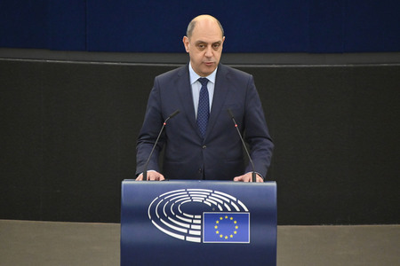 Debatte über Roma-Gemeinschaften im EU-Parlament in Straßburg