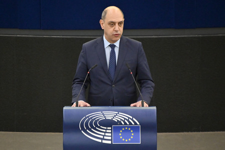 Debatte über Roma-Gemeinschaften im EU-Parlament in Straßburg