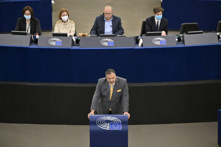 Debatte über Roma-Gemeinschaften im EU-Parlament in Straßburg