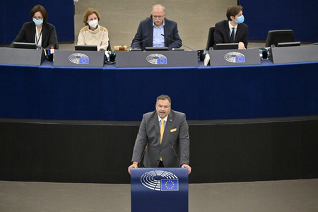 Debatte über Roma-Gemeinschaften im EU-Parlament in Straßburg