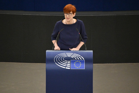 Debatte über Roma-Gemeinschaften im EU-Parlament in Straßburg